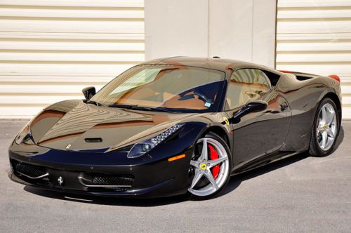 2010 ferrari 458 italia f1! loaded! fresh service! full carbon fiber interior!