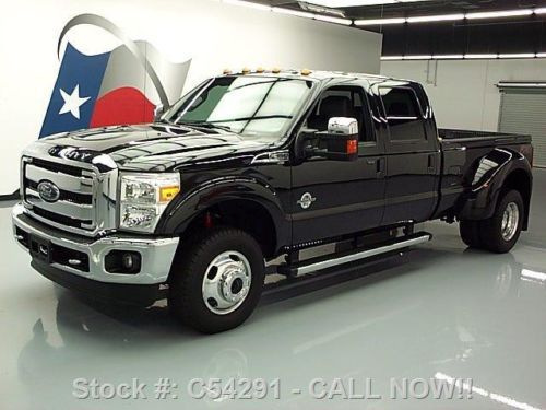 2012 ford f350 lariat crew fx4 4x4 diesel drw nav 37k texas direct auto