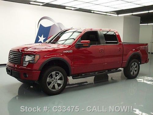 2012 ford f-150 fx4 crew 4x4 5.0l sunroof nav 20&#039;s 44k texas direct auto