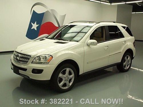 2008 mercedes-benz ml350 4matic awd sunroof nav 66k mi texas direct auto