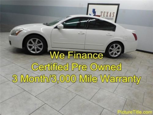 07 nissan maxima se sedan v6 dual climate certified warranty we finance texas