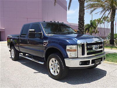 Srw crew short tonneau 4x4 lariat leather diesel moon 20s alloy xnice truck fl