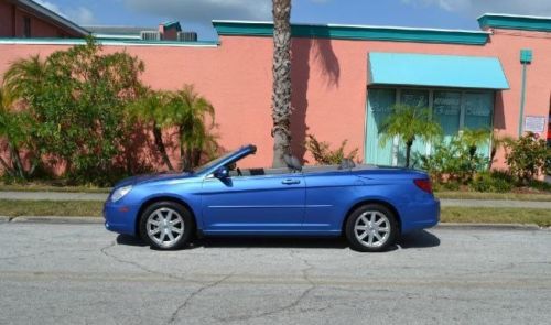 2008 sebring convertible low miles, a/c, marathon blue, beautiful !!!