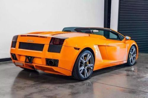 2008 lamborghini gallardo spyder roadster 2d