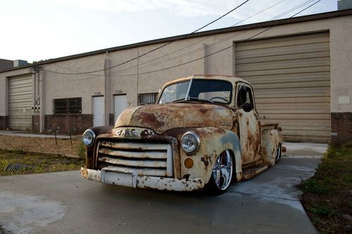 Sell New 1953 Gmc 3100 Rat Rod Truck Air Ride Fuel Injected Patina Bagged 1951 52 In