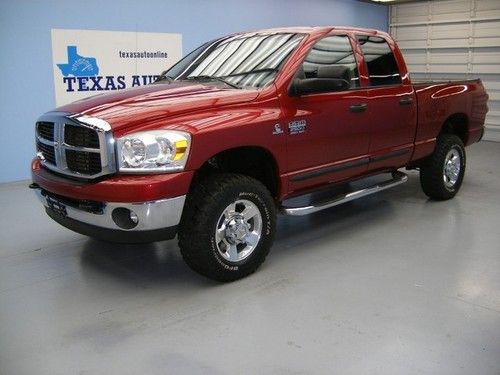 We finance!!!  2007 dodge ram 2500 slt 4x4 5.9 cummins diesel crew cab cd 17 rim