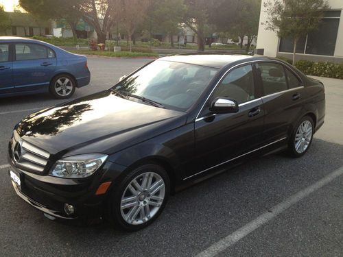 2008 mercedes-benz c300 sport sedan 4-door 3.0l - 42k miles - p1 pkg - 1 owner