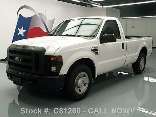 2008 ford f-350 xl regular cab diesel longbed 6 spd 30k texas direct auto