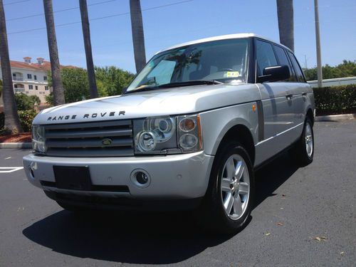 2005 land rover range rover hse south florida no reserve