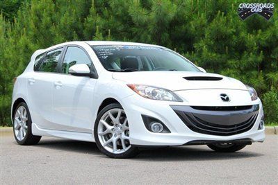 12 mazdaspeed3 19k turbocharged hatchback bose sound 6-spd manual 18" alloy rims