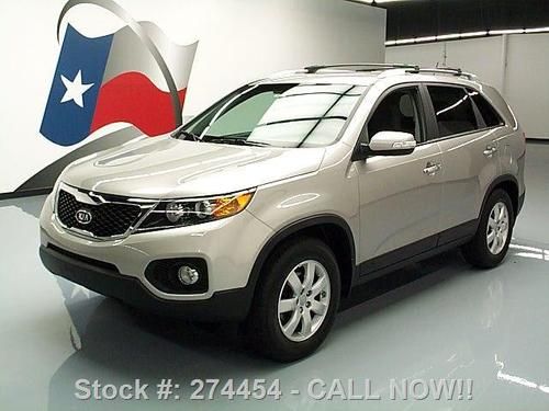 2012 kia sorento lx htd seats rear cam roof rack 18k mi texas direct auto