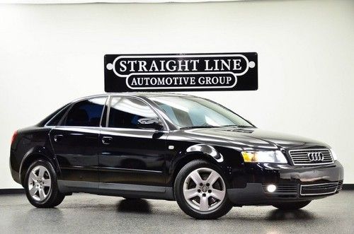 2002 audi a4 3.0l quattro blk/blk w/ 73k miles