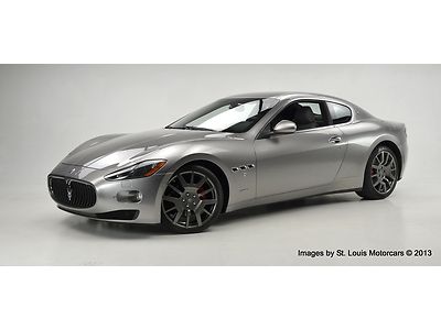 2009 maserati granturismo coupe grigio nuvolari 2518 1-owner miles like new!