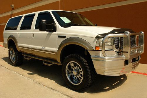 02 ford excursion limited legendary 7.3l diesel 4wd 6" lift custom bumper 1owner