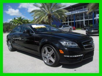 2012 certified black cls-63 amg twin turbo *premium 1 package *piano black trim