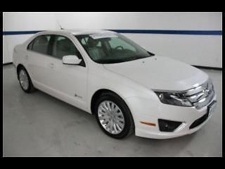 12 ford fusion hybrid sedan, leather, navigation, sunroof, we finance!