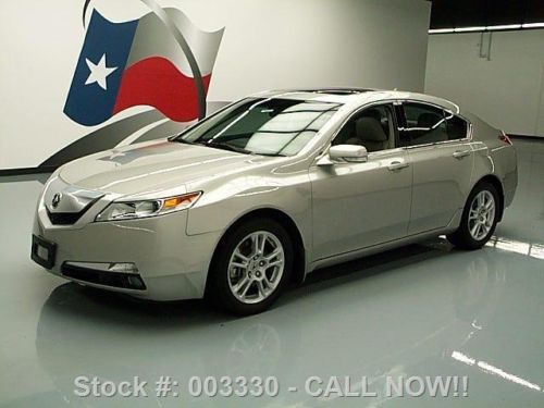 2011 acura tl heated leather sunroof paddle shift 25k texas direct auto