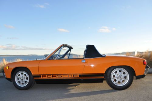 1973 porsche 914 base 1.7l signal orange