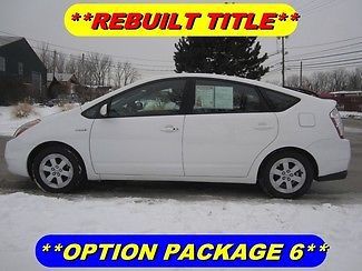 2008 toyota prius touring package 6 rebuilt title