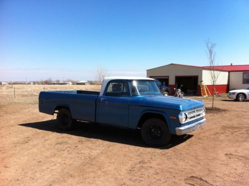 1971 dodge d100 custom pickup 71 truck 440 sweptline