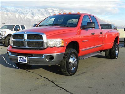 Dodge ram crew cab dually 4x4 cummins diesel slt longbed auto tow