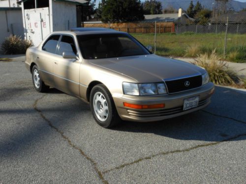 1993 lexus ls400 base sedan 4-door 4.0l