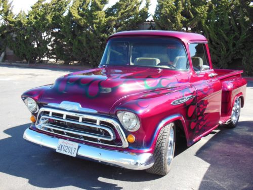 1957 chevrolet big window pickup with 5.3 vortec engine