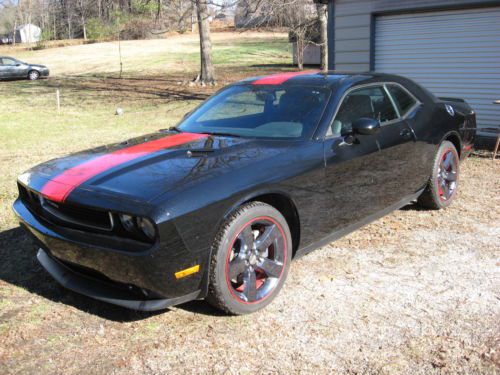 2012 dodge challenger rallye redline leather 20&#034; black chrome paddle shift