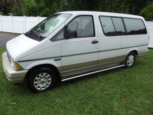 1995 ford aerostar xlt electronic 4 wheel drive mini passenger van clean florida