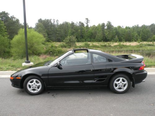1992 toyota mr2 turbo coupe 2-door 2.0l black t-top awesome condition