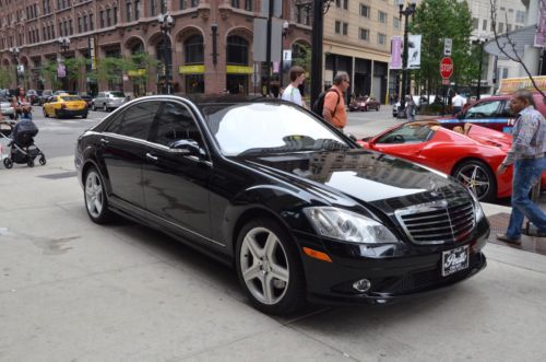 2008 mercedes-benz s-550 4-matic, black/black w/ 52k miles, minor accident