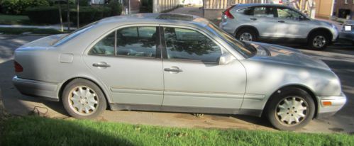 1999 mercedes benz e300 turbo diesel v6 automatic silver 4-door sedan 156k