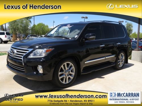 Certified suv 5.7l 1owner,rear seat entertainment,mark levinson sound &amp; nav