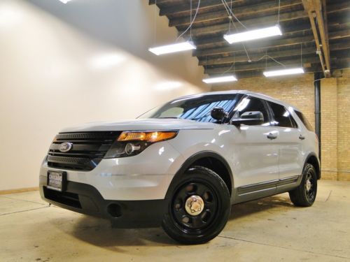 2013 ford explorer awd utility police interceptor, 65k miles, silver, nice!