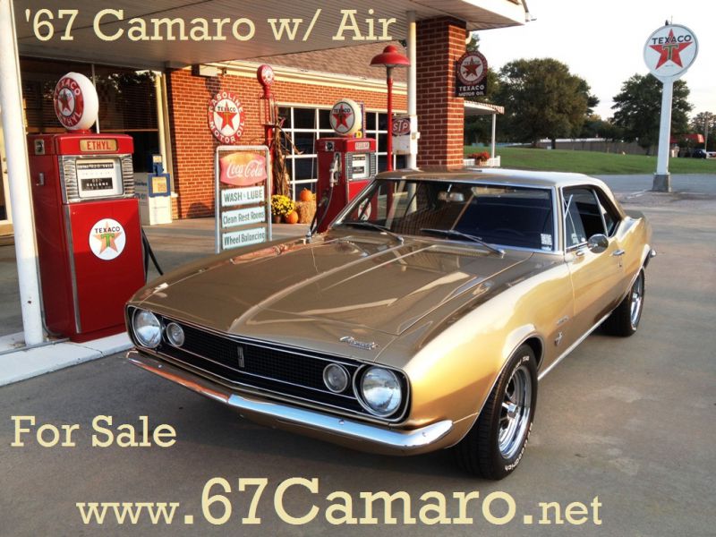 Purchase used 1967 Camaro with Air, PS, PB, 327, 4-bbl, Auto,  Protect-O-Plate, 8-Track in Cleveland, Tennessee, United States, for US  $27,