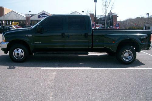 2002 ford f-350 lariat  4x4 7.3 powerstroke turbo diesel drw