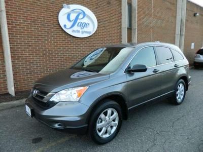 2011 honda crv se 4x4 ac am/fm/cd cloth 35k miles silver