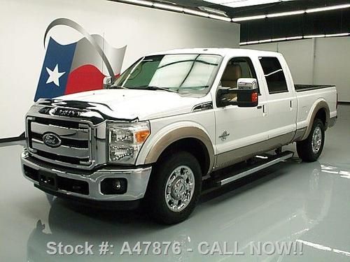 Purchase Used 2012 Ford F 350 Lariat Crew Diesel Nav Rear Cam 34k Mi Texas Direct Auto In 