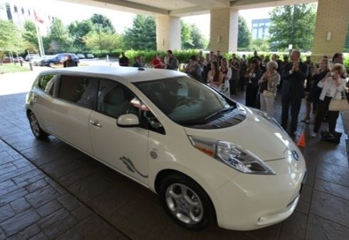 2012 nissan leaf stretch limousine