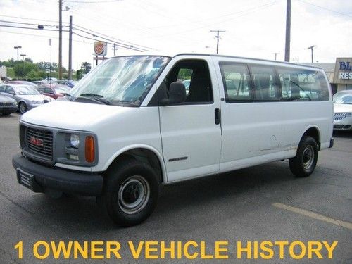 2001 gmc savana 3500 chevy express cargo passenger ext van a/c cruise 00 01 03