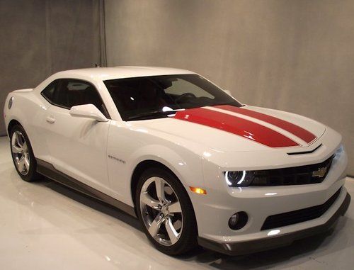 2011 11 chevrolet camaro ss chevy coupe white 6.2 liter v8 rwd 6spd manual 4k mi