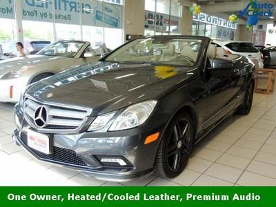 We finance!! low miles!! e550 convertible 5.5l v8 leather