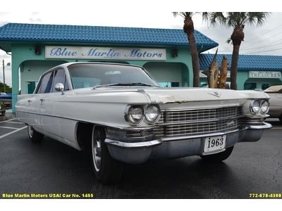 1963 cadillac deville restoration candidate 390 ci engine automatic barn find