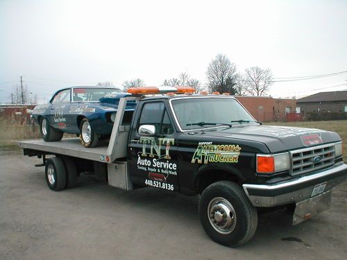 1988 ford desiel slide back tow truck