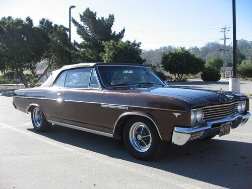 1965 buick skylark gran sport convertible ca car with cool options not 442 gto