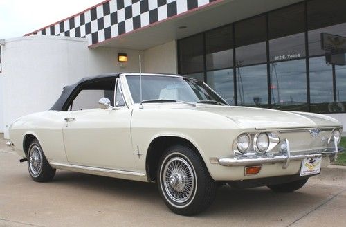 1968 chevrolet corvair convertible monza 2.7l six cylinder  "survivor" nice!