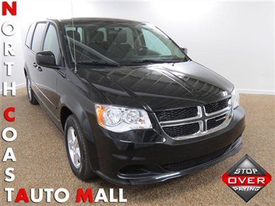 2013(13)grand caravan sxt fact w-ty only 14k black.black keyless sirius mp3 save