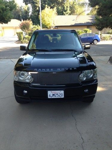 2007 land rover range rover hse utility 4-door 4.4l