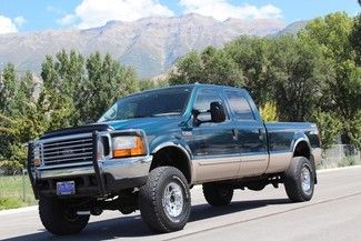 1999 ford f-350 crew cab superduty lariat 7.3l powerstroke turbo diesel 4x4