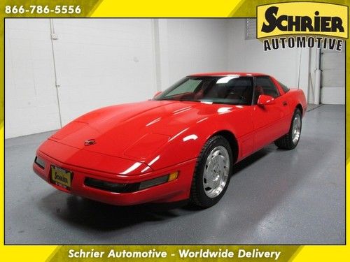 Purchase used 1995 CHEVY CORVETTE COUPE RED 107K MILES RED LEATHER in ...